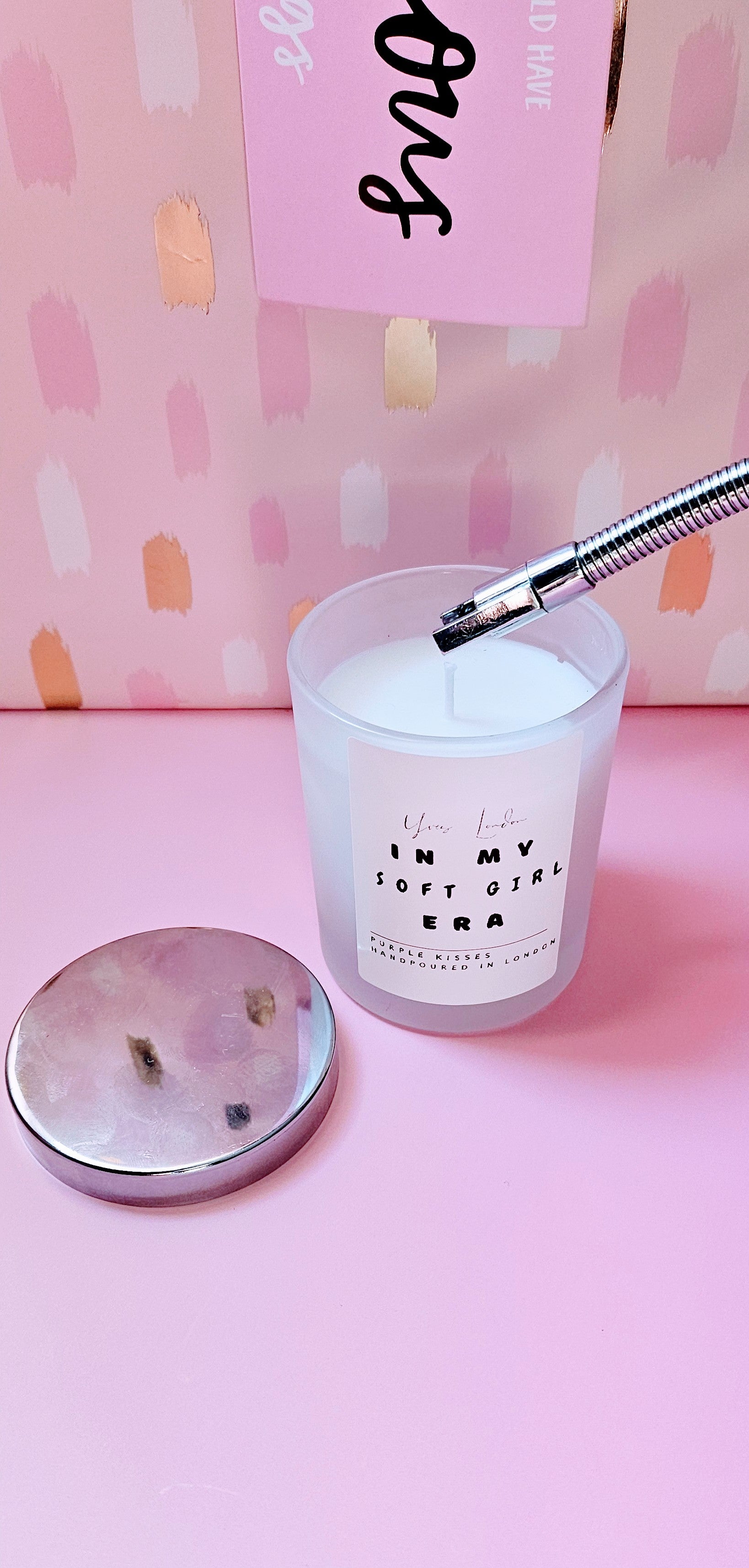 Soft Girl Era Candle Aesthetic Self-Care Gift Luxury Handmade Scented Candle